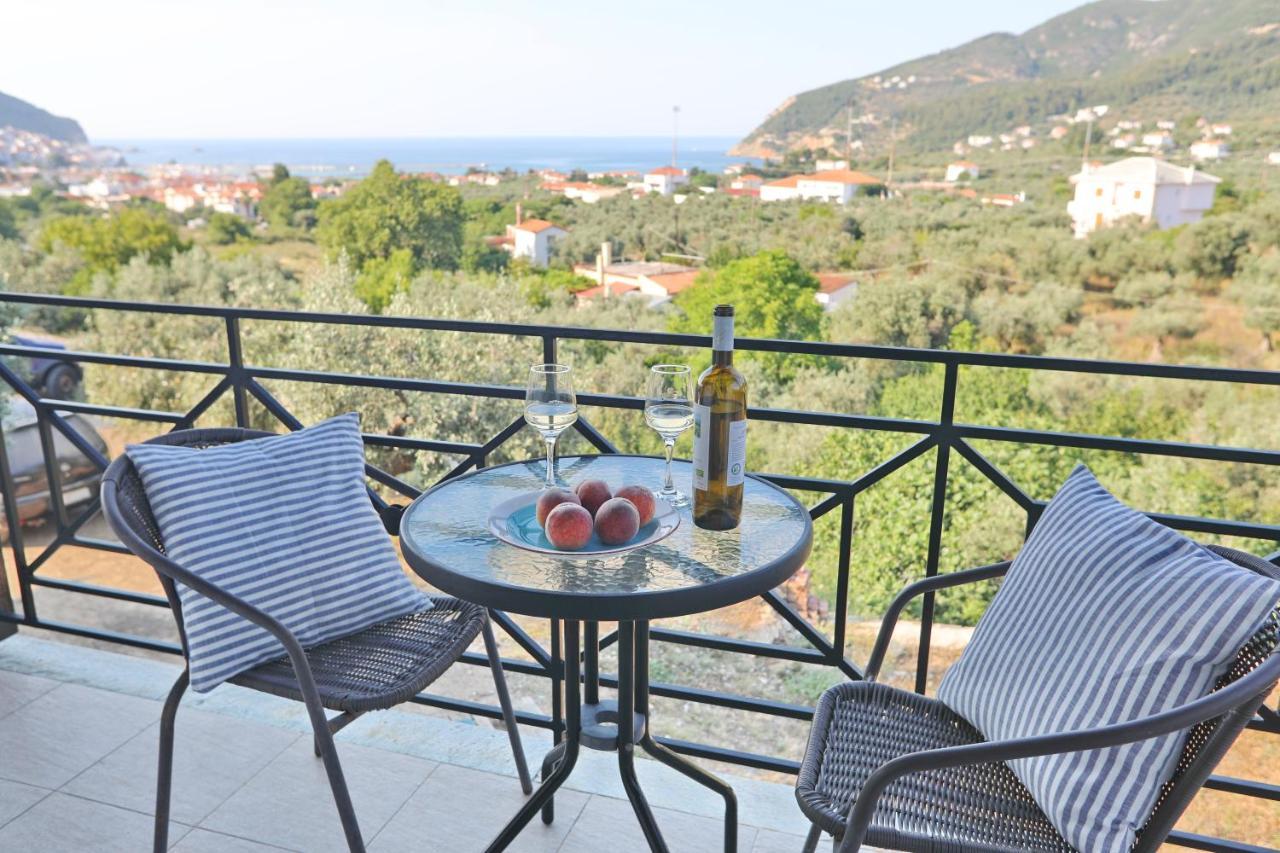 Esperides Apartments Aigli Skopelos Exterior foto