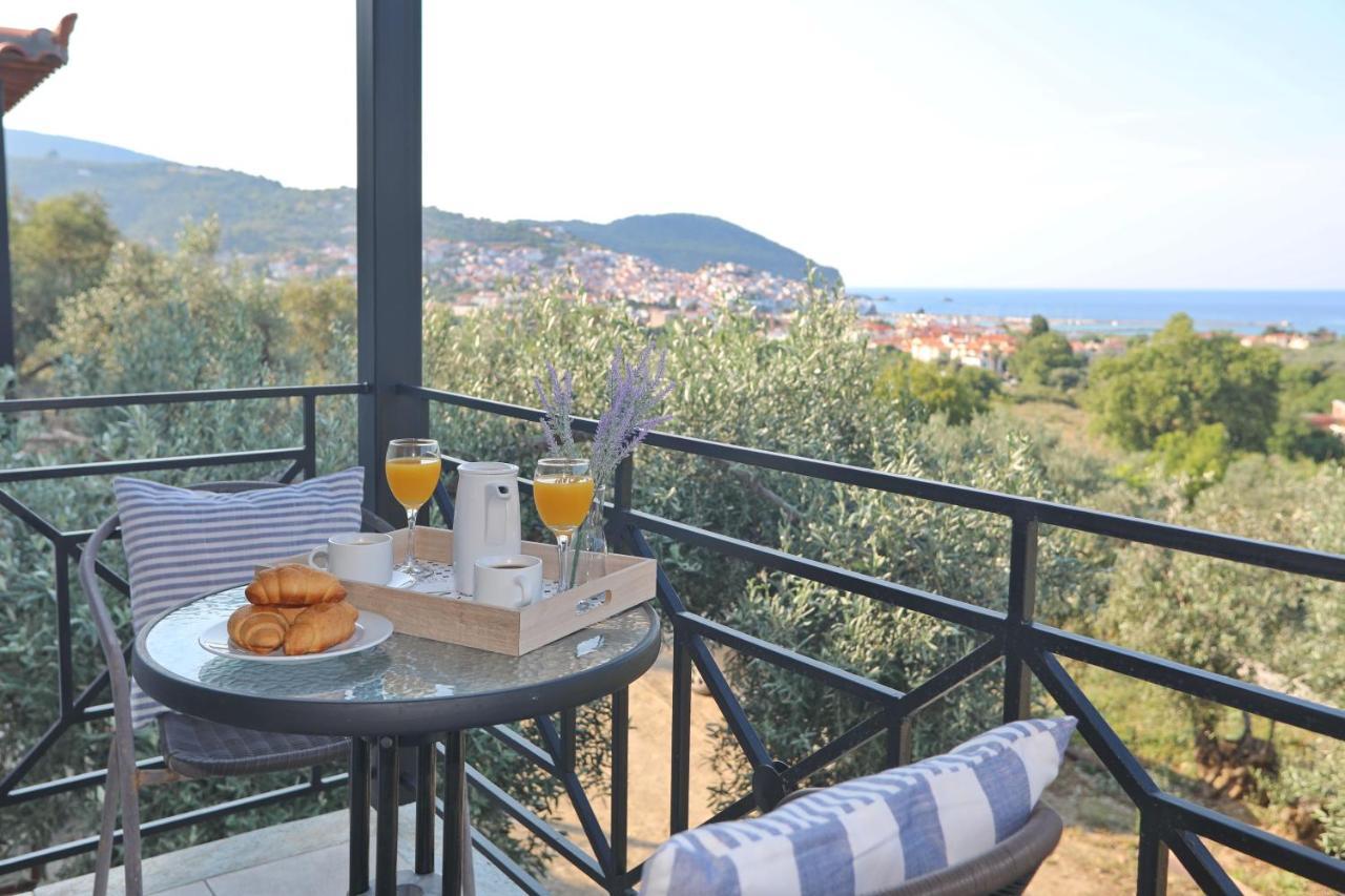 Esperides Apartments Aigli Skopelos Exterior foto
